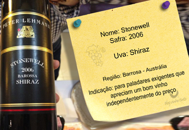 Blog Vinho Tinto fala sobre Stonewell