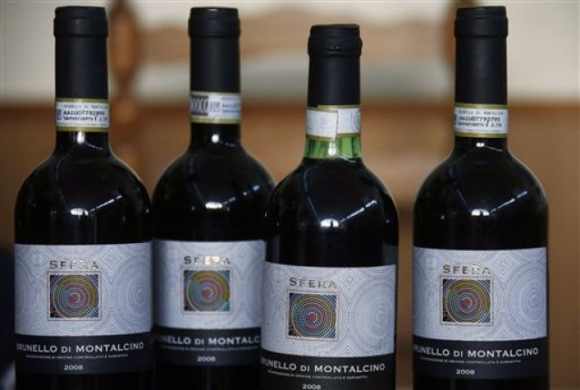 Apreensão de vinhos falsos na Itália