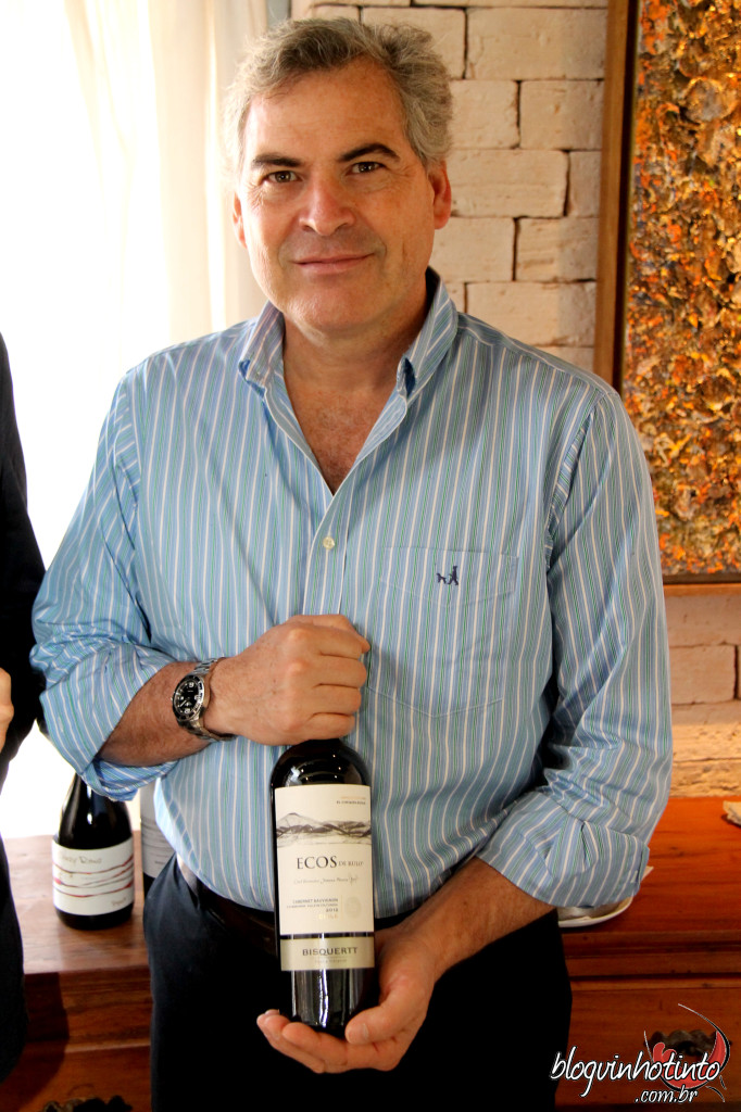 "Menos é mais", ensina o CEO da vinícola Bisquertt, Sebastián Bisquertt