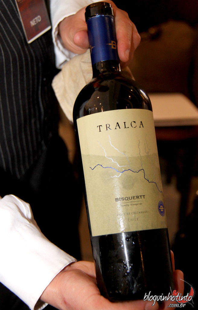 Tralca 2010 – Vinho Top da Bisquertt – Acredito que a consultoria de Antonini deixará este vinho ainda mais elegante daqui pra frente