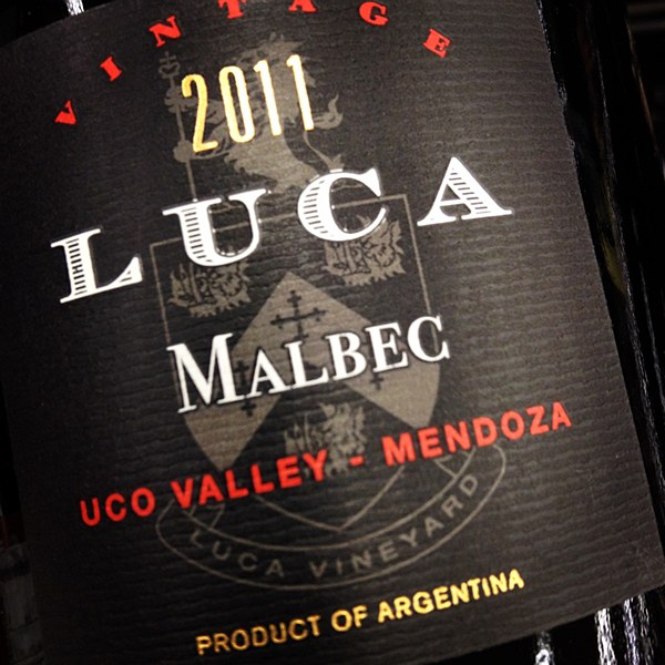O Luca Malbec 2012 do Vale do Uco ficou em 19º lugar na lista da Wine Spectator