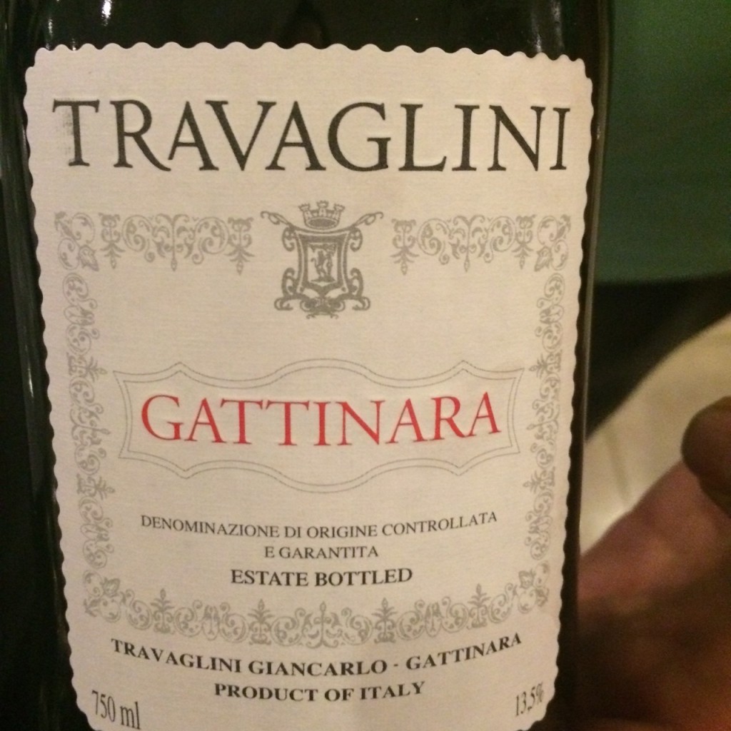 É sempre bom apreciar um Gattinara da Travaglini.