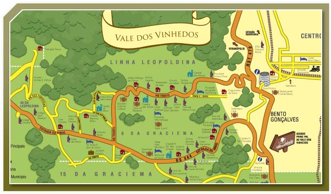 Vale dos Vinhedos é a primeira e única região do país com Denominação de Origem (DO) de vinhos