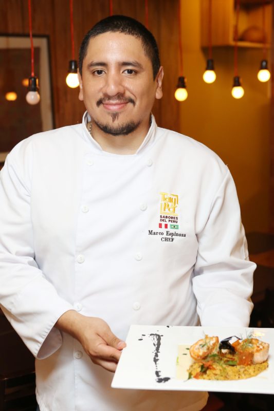 Chef Marco Espinoza. Foto: Fabrício Rodrigues