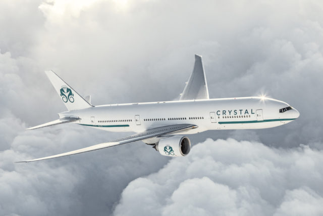 Crystal Boeing 777 - Agora a jornada enófila não é mais de navio, mas de avião