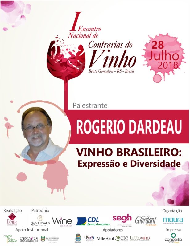 I Encontro Nacional de Confrarias do Vinho recebe Rogerio Dardeau