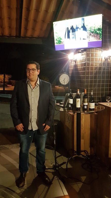 Sommelier Frederico Benjamin, melhor sommelier de vinhos do Alentejo no Brasil 2018