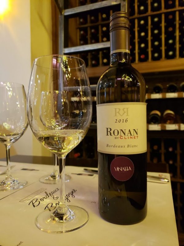 Bordeaux Blanc Ronan by Clinet 2016 Vinalla Vinhos