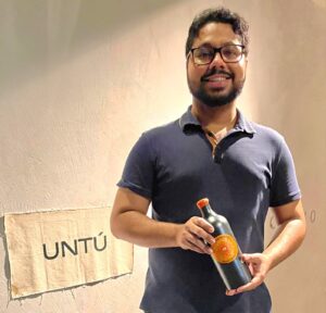 Rafael Ferreira, sommelier e sócio-proprietário do Untú Wine Bar de Vinhos Naturais